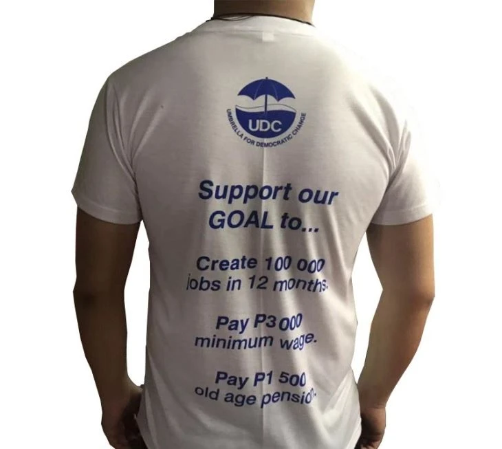 Men's Round Sublimation Print T-Shirt
